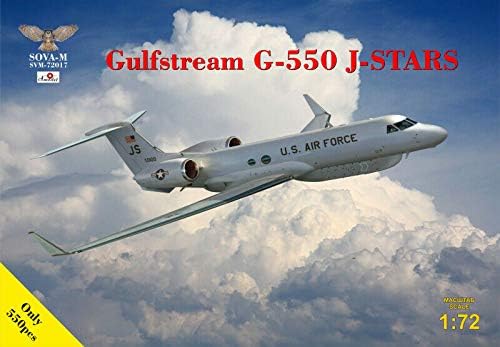 Sova Model-Gulfstream G-550 J-STARS SM72017 1/72 KIT LAKE MODEL, Duljina 408 mm
