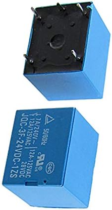 Aexit 2x jqc-3f releji dc 24v 5pin 250Vac 28VDC Elektromagnetska relej SPDT dodatna snaga 1 NO-NC