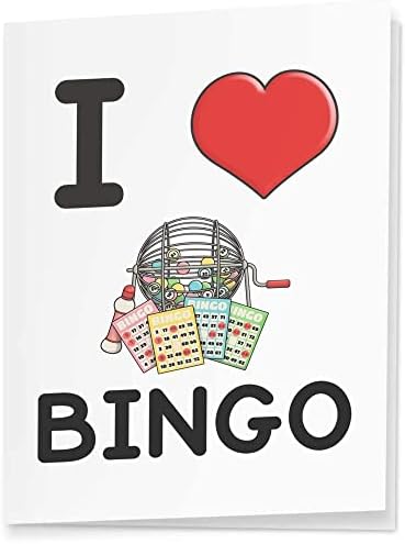 Poklon omot 91 Volim Bingo / list papira za omatanje