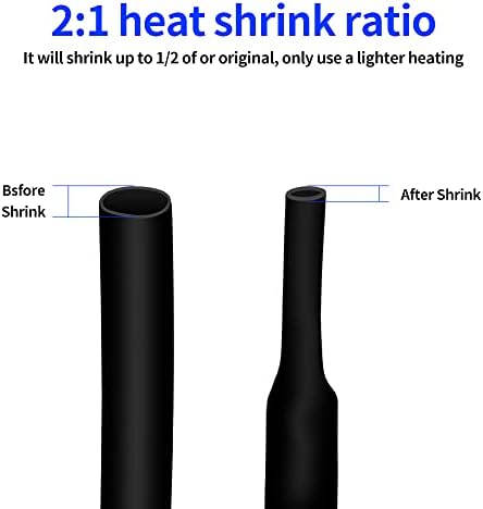 720 PCS toplina za smanjenje cijevi i 200 pakiranja 4 inča 18 lbs najlonske plastične kravate