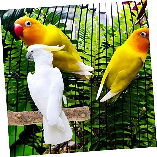 Balacoo 2pcs papiga stojeći štap ptice kaveze kaveze kockatiel house igračka ptičje ptice stalak za drvo papiga kaveze grane papige