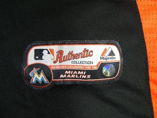 2012-13 Miami Marlins Gil Velazquez 21 Igra Upotrijebljena Black Jersey St BP 48 711 - Igra korištena MLB dresova