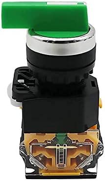 Bholsa 22 mm selektor gumba rotacijski prekidač momentalno 2no 1no1nc 2 3 položaj dpst 10a 400V prekidač napajanja uključen/isključen