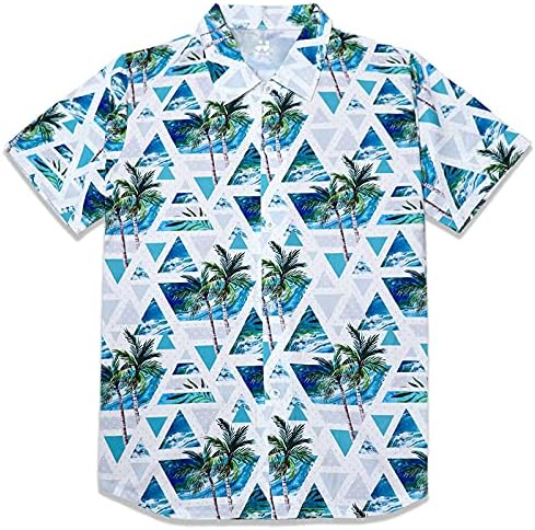 Muška havajska košulja za plažu Aloha - Havajske košulje za muškarce za ispis gumba dolje košulja