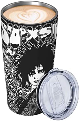 Siouxsie i Banshees pojas nehrđajući čelik izolirana putnička kava šalica s poklopcima i slamkama dvostruki zidni vakuum čaša 20oz