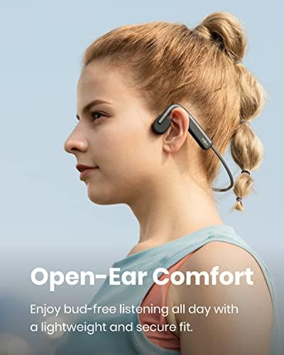 Shokz OpenMove - Bluetooth Sport slušalice s otvorenim ušima - Bone Provođenje bežičnih slušalica - neprobojni znoj za trčanje i vježbanje,