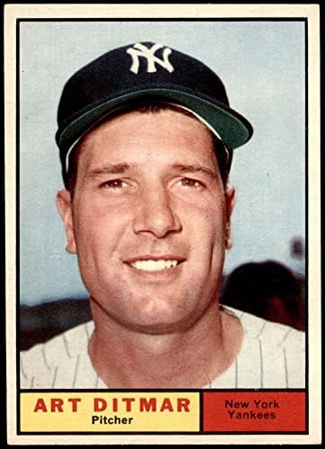 1961. Topps 510 Art Ditmar New York Yankees Ex/Mt Yankees