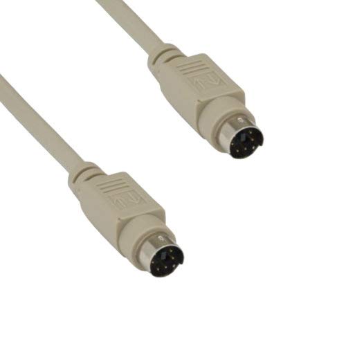 KENTEK 3 metra ft Mini DIN6 MDIN6 PS/2 kabel kabela za tipkovnicu na tipkovnici 28 AWG oblikovani 6 -pin muški do muški m/m za PC Mac