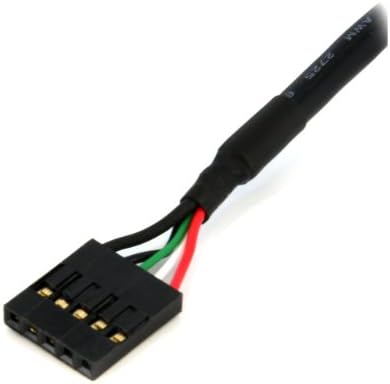 Startech.com 24in Interni 5 PIN USB IDC zaglavlje matične ploče kabel f/f - USB kabel - 5 PIN IDC do 5 PIN IDC - USB 2.0 - 2 ft - Black