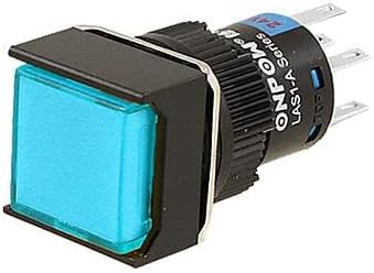 2no 2NC Plava svjetiljka Momentalni Električni prekidač gumba