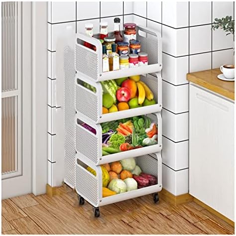 ZLXDP kuhinjski začinski stalak za skladištenje 3/4 stupanj podove za pribor za jelo za stalak za pohranu kupaonice multifunkcionalni