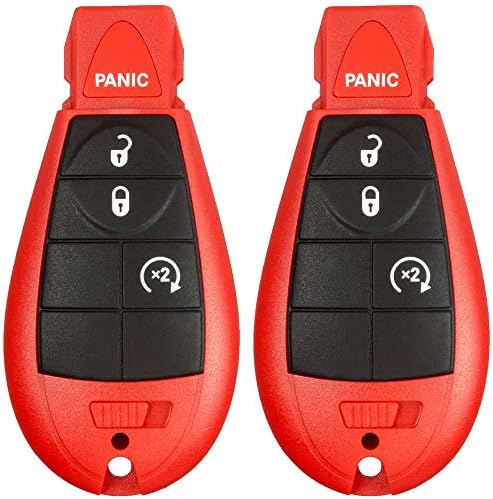 2 Novih crvenih ključ za ulazak bez ključa, 4 tipke za daljinsko pokretanje automobila, privjesak M3N5WY783X, IYZ-C01C 56046707AE za