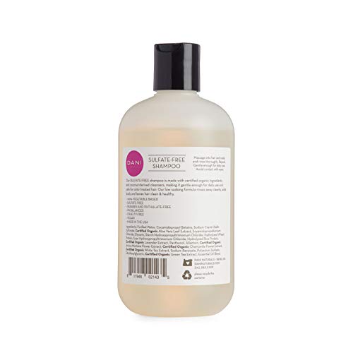 Dani prirodni hidratantni šampon Naturals - Sočni miris pasijskog voća - organska aloe vera i čišćenje kokosa - sulfat, ftalat i paraben