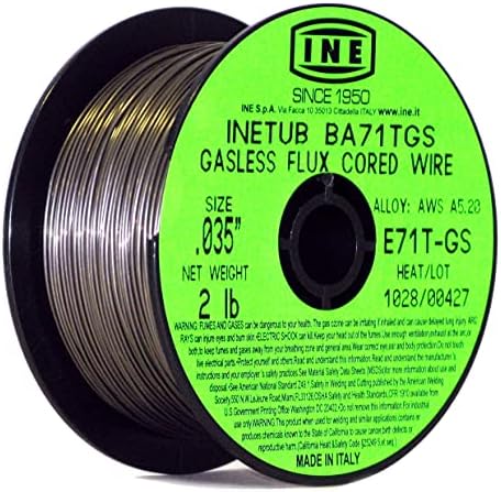 INETUB BA71TGS .035-inčni na 2 kilograma kalem ugljikovog čelika bez plinskog toka, žica za zavarivanje