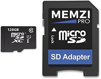 Memorijska kartica MEMZI PRO 128 GB, 80 Mb/s, class 10 Micro SDXC kartica sa SD adapterom za mobilne telefone Motorola Moto G6 G7 G5S
