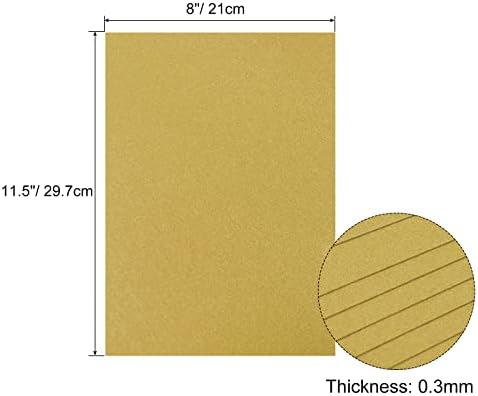 Meccanixity Shimmer Cardstock Papir 50 listova, PearlesCent Card Stock 8x11,5 inča 92 lb/250gsm, zanat, spomenar, naslovnica, omotavanje