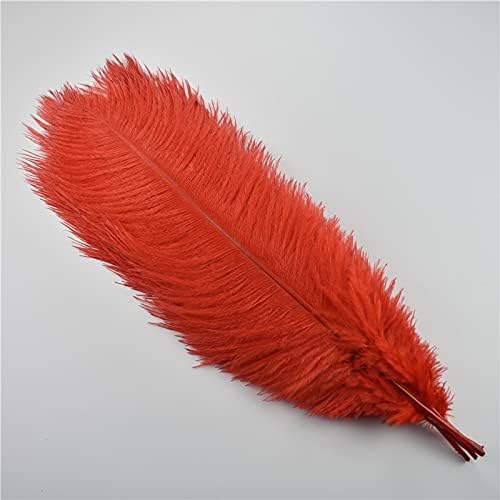 10 kom / lot u boji 45-50 cm nojevo perje središnji dijelovi za svadbene stolove bijelo perje za obrt karnevalski ukras od perja -