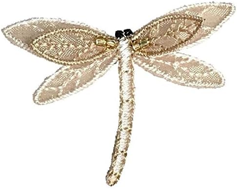 Cool Patchs Originalni dizajn zakrpe zmajevi Applique Patch - zlato, bež, slojeviti insekt, značka buba 2 Modni crteži