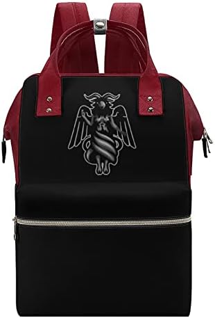 Sotona Đavo -koza vodootporna mama ruksaka veliki kapacitet pelena multifunkcionalna torba