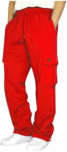 Muški opušteni fit Stretch Stretch Cargo gaćica više džepnih hlača planinarski sport na otvorenom trenirke hlače