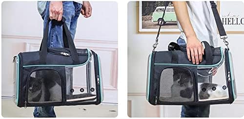 Prijenosni pas mačka Prozirni kavez ruksak Transportna prozračna torba za male životinje
