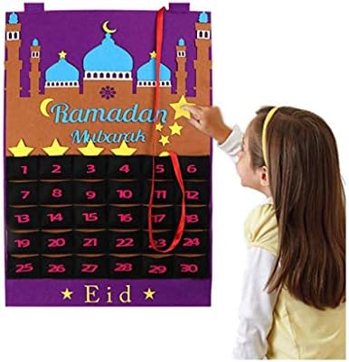 Steroza osjetio Ramazan Eid Mubarak Karim zid numerirani kalendar Odbrojavanje Planer
