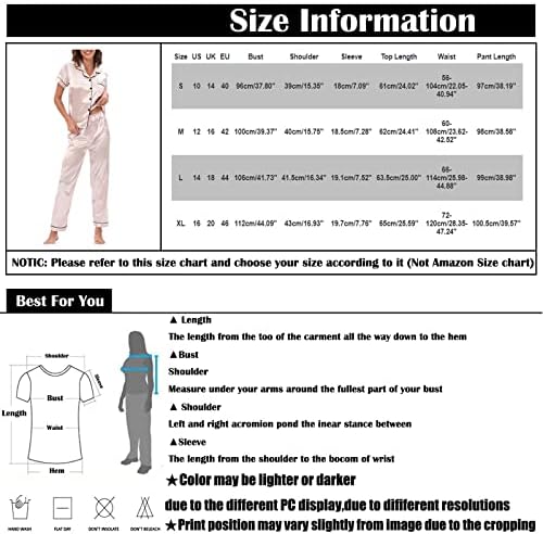 RMXEI ženske ležerne odjeće za kućnu odjeću čvrste boje hlače dugih rukava pijama set
