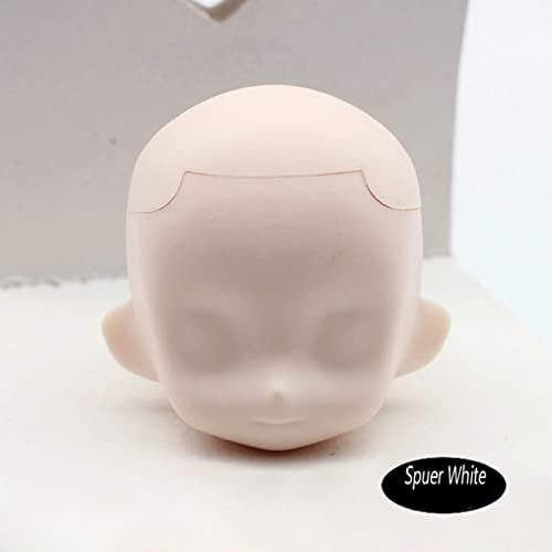 Kuglica spojena glava lutke, prazna glava za lutke Silikon Exquise DIY šminka za 1/12 lopta spojena lutka za odrasle
