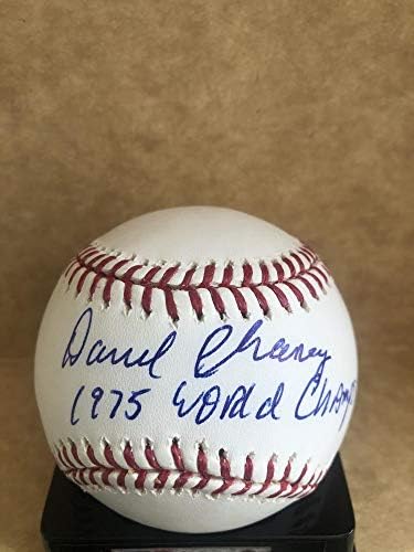 Darrel Chaney Reds 1975. Svjetski Champs potpisali su M.L. Baseball Beckett CoA S58949