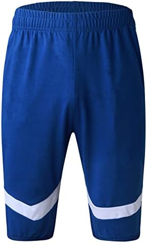 Muške ljetne prugaste hlače Elastično trak za labavo snop nogu casual sportovi koji trče ravno pet bodova kratke hlače plave vanjske