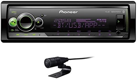 Pioneer MVH-S520BT 1-DIN prijemnik s Bluetooth, više boja osvjetljenja, USB, Spotify, Pioneer Smart Sync App i kompatibilan s Apple