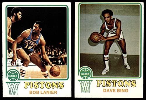 1973-74 Topps Detroit Pistons Team Set 3,5 - VG+ - Košarkaški tim setova