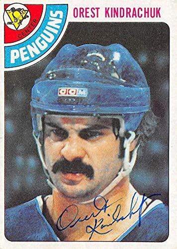 Skladište autografa 619809 Orest Kindrachuk Hockey Card Autographed - Pittsburgh Penguins - 1978 Topps br.1144