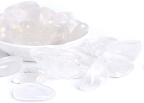 Ledeni-dragi. Prirodni 1/2 lbs čisti kristalni kamen koji je pao šljunak poguban je poliran kamenje - 0,78 -1,18 avg.