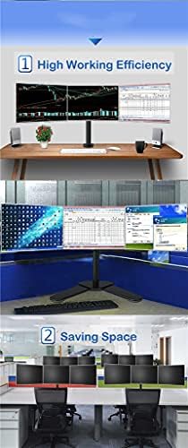 WDBBY Desktop Full Motion 360 stupnjeva trostrukog zaslona Monitor držač 10 -24 LCD LED monitor Monitor Uključite 9kg svaki