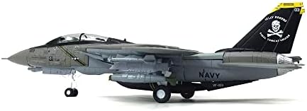 Mookeenone 1: 100 US F-14 Tomcat Diecast borbenih zrakoplova Simulacijski model zrakoplova Aviation Model Aircraft kompleti za prikupljanje