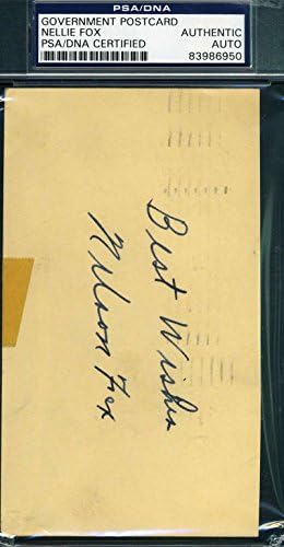 Nelson Nellie Fox potpisala 1951. GPC PSA/DNA Autentični autogram