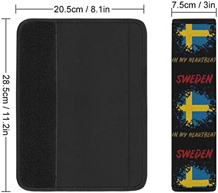 Švedska u mom otkucaju sigurnosnog pojasa za automobil Slatki jastučići za sigurnosne pojaseve udobne kaiševe za sjedalo ramena