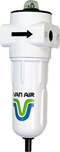 Van Air Systems F200-0015-1/4-C-AD-PD6A-C F200 serija serije komprimirani zrak, uklanja ulje, vodu i krute tvari, indikator diferencijalnog