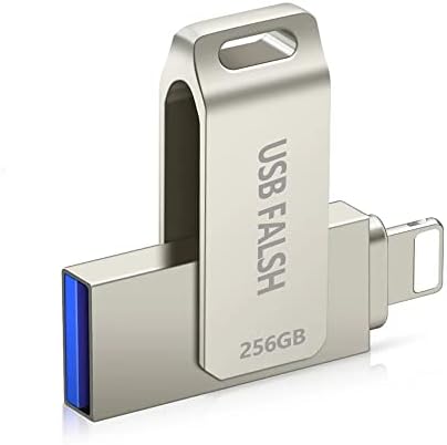 Wylbhpy 256GB Flash pogon za iPhone Photo Stick, iPhone Flash Drive USB 3.0 Vanjska pohrana, 2 u 1 iPhone palac pogon memorijske memorije