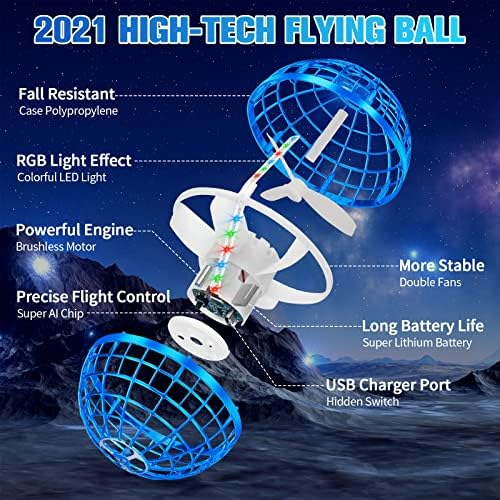 2023. Galaktički fidget fidget spinner s LED osvjetljenjem Mini Bumerang Drone plutajuća leteća igračka punjiva za djecu i odrasle