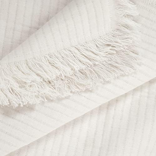 Nate Home od Nate Berkus Cotton Matelasse pokrivač | s detaljima s obrubom, prozračenje, bacanje u cijeloj sezoni, ukras za posteljinu