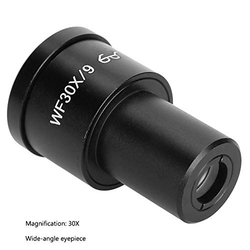 Okular mikroskopa, okularna leća mikroskopa, 30 puta Crna prozirnost, 9 mm dobra propusnost svjetlosti za mikroskop