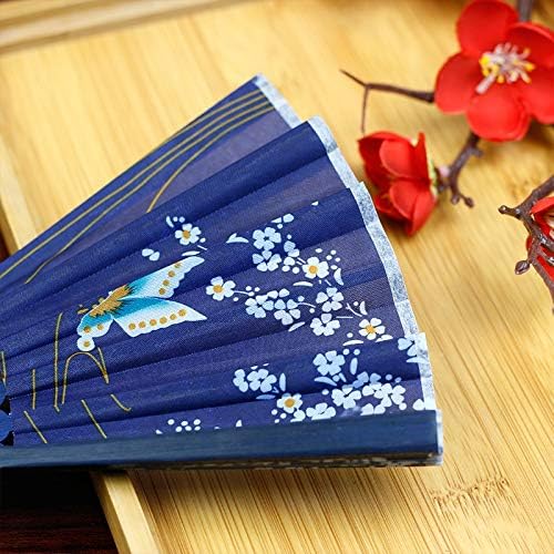 Cvjetni obožavatelji ruku, vintage svile i japanski dizajn čipke s okvirima od bambusa, ručni preklopni obožavatelji savršeni za vjenčanja,