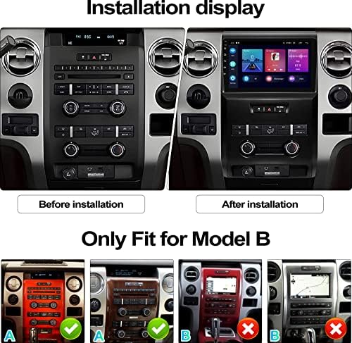 2+32G za Ford F-150 Car Radio 2009 2010 2011 2012 Zamjena nadogradnje Android 11 CAR Stereo Double Din Apple CarPlay Android Auto 9-inčni