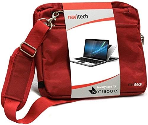 Navitech Red Premium Messenger/Nose vrećica kompatibilna s Asus Laptop E203MA 11,6 inča