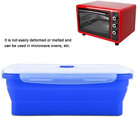 Pravokutnik Bento Box Bento Box za ručak Jednostavno čišćenje Silikonske kutije za ručak Netoksični sigurni ostale aktivnosti Kampiranje