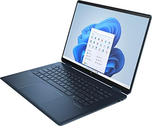 2022 Laptop HP Spectre 2-u-1 sa zaslonom osjetljivim na dodir 16 3K + IPS Intel Platformi EVO 12-og Core i7-12700H Grafika Iris Xe