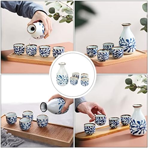 Bestonzon 1Set Moderni vrč za kavu zalihe Kućišta šalica japanske staklene boje zagrijavanje čajnih posuda za čaj od čajnih čajnih