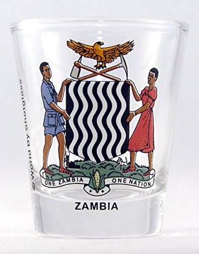 Čaša s grbom Zambije